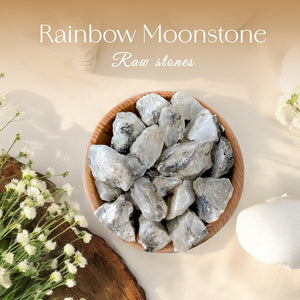 Rainbow Moonstone Raw Stone