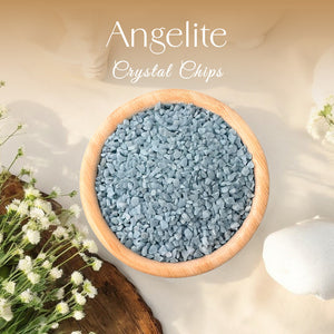 Angelite Crystal Chips