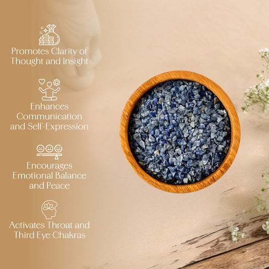 Sodalite Crystal Chips