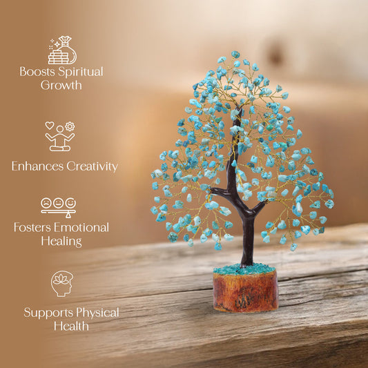 Turquoise Crystal Tree