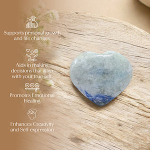 Hackmanite Puff Heart