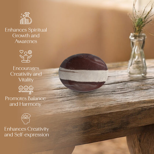 Narmada Shiva Linga Palm Stone