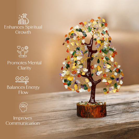 Multi Chakra Crystal Tree