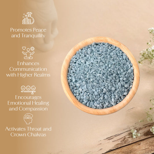 Angelite Crystal Chips