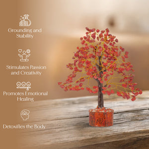 Red Jasper Crystal Tree