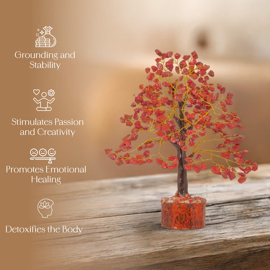 Red Jasper Crystal Tree