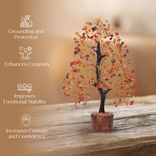 Carnelian Crystal Tree
