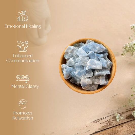 Blue Calcite Raw Stone
