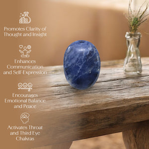 Sodalite Palm Stone