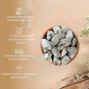 Rainbow Moonstone Raw Stone