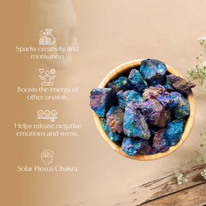 Chalcopyrite Peacock Raw Stone
