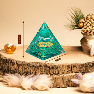 Malachite Orgone Crystal Pyramid