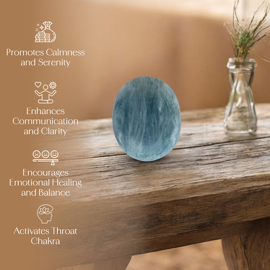 Aquamarine Palm Stone