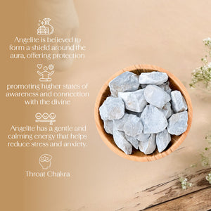 Angelite Raw Stone