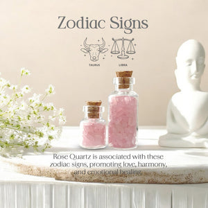 Rose Quartz Crystal Chips