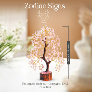 Rose Quartz Crystal Tree