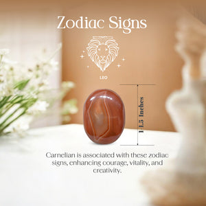 Carnelian Palm Stone