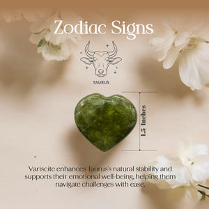 Vesuvianite Puff Heart