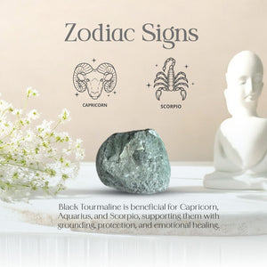 Black Tourmaline Raw Stone