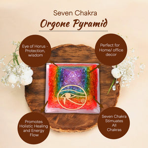 Seven Chakra Orgone Crystal Stone For Spirituality