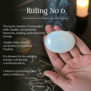 Opalite Palm Stone