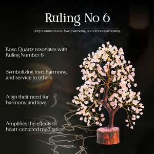 Rose Quartz Crystal Tree