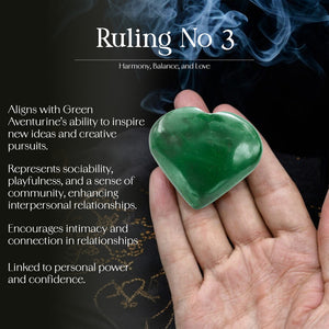 Green Aventurine Puff Heart