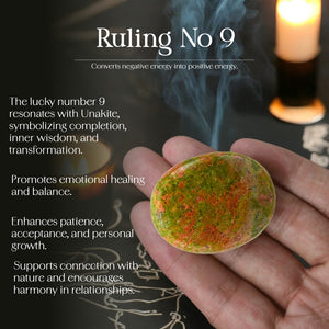 Unakite Palm Stone