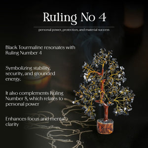 Black Tourmaline Crystal Tree