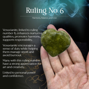 Vesuvianite Puff Heart