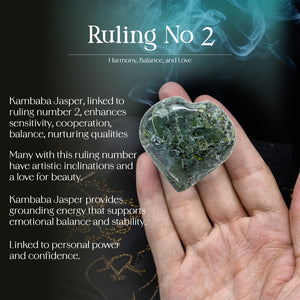 Kambaba Jasper Puff Heart