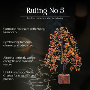 Carnelian Crystal Tree