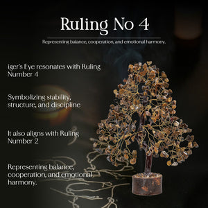 Tiger Eye Crystal Tree