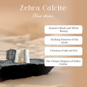 Zebra Calcite Raw Stone
