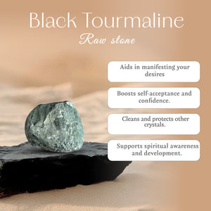 Black Tourmaline Raw Stone