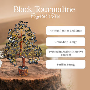 Black Tourmaline Crystal Tree