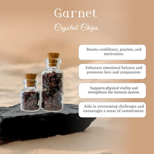 Garnet Crystal Chips