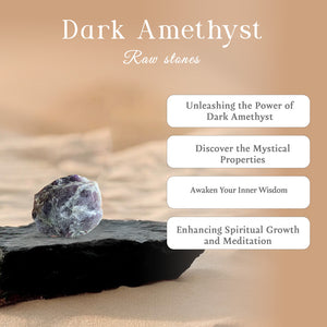 Dark Amethyst Raw Stone