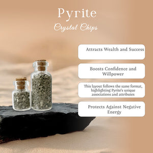 Pyrite Crystal Chips