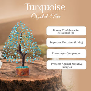 Turquoise Crystal Tree