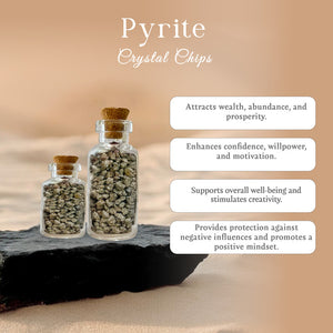 Pyrite Crystal Chips
