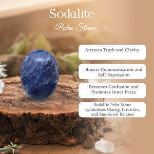 Sodalite Palm Stone