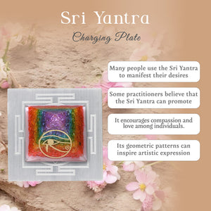 Sri Yantra Charging Plate