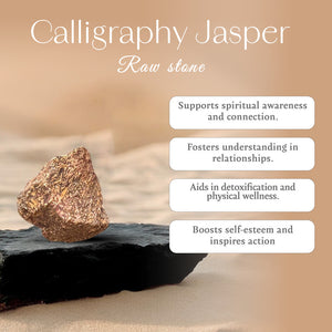 Calligraphy Jasper Raw Stone