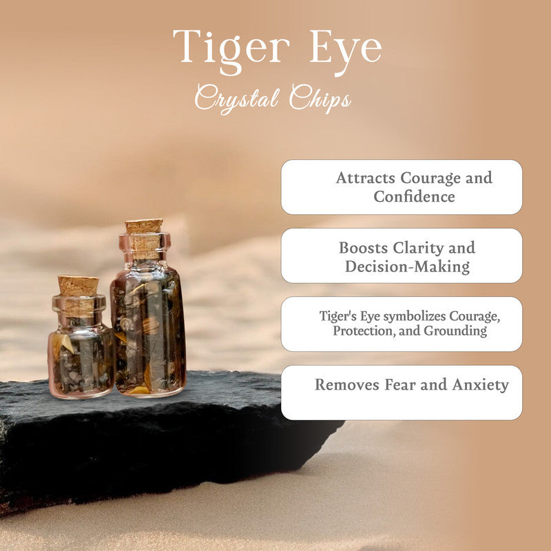 Tiger Eye Crystal Chips
