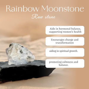 Rainbow Moonstone Raw Stone