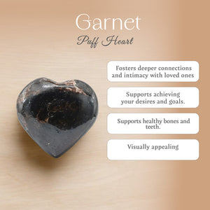 Garnet Puff Heart