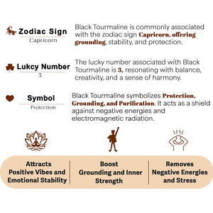 Black Tourmaline Orgone Crystal Pyramid