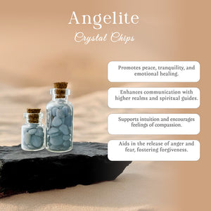 Angelite Crystal Chips