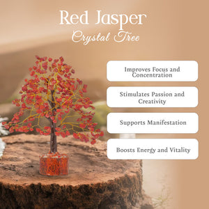 Red Jasper Crystal Tree